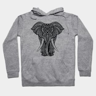 Elephant - Indian Elephant Decorative Hoodie